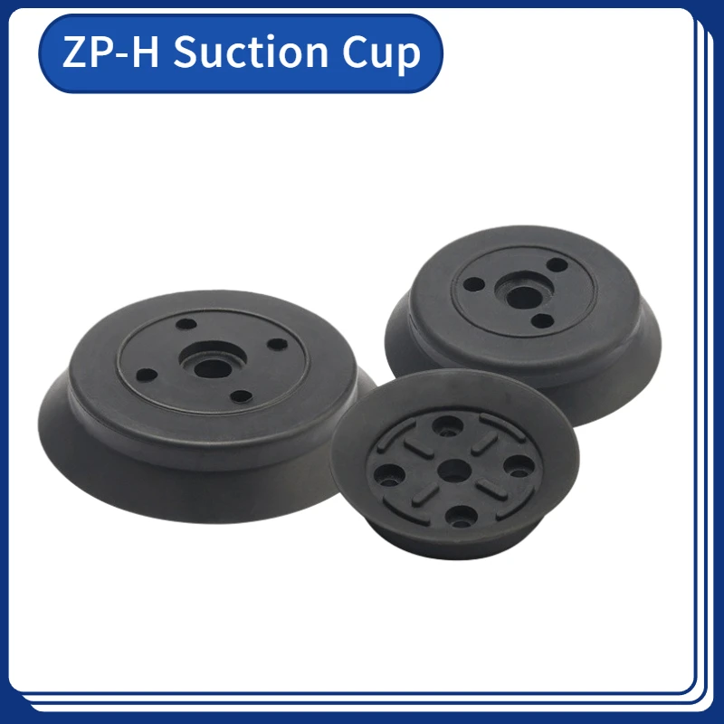 Manipulator Vacuum Sucker Chuck Single Layer ZPT-H40/50/63/80/100/125 Suction Cup Industrial Heavy Duty Pneumatic Black White-BOLTTE