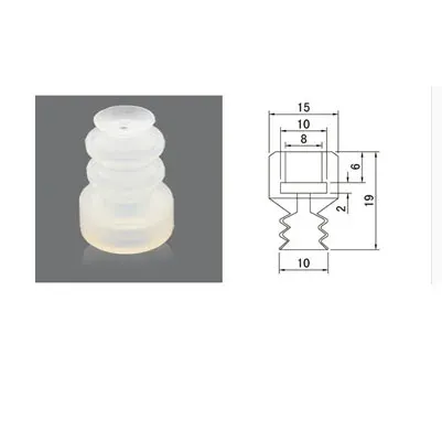 Robot accessories suction cup Silicone nozzle Industrial vacuum silica gel Powerful sucker Industrial suction nozzle-BOLTTE