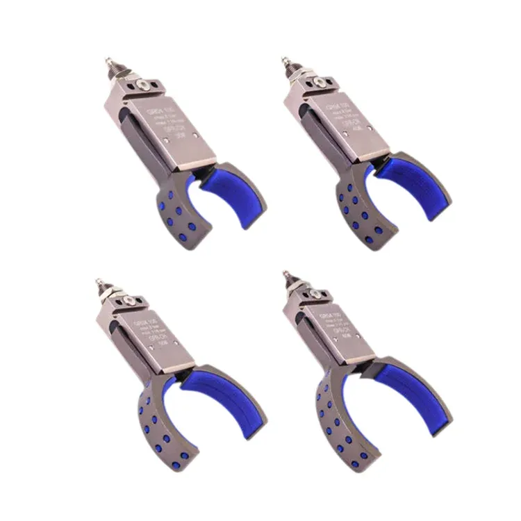 Robotic Bottle Embryo Clamp with Detection Sensor Special-Shaped Pneumatic Clamp for Pipeline Fittings