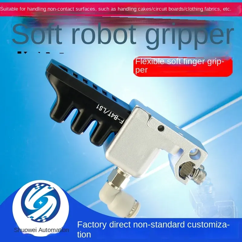 Soft-touch Flexible Grippers Flexible Fingers Biomimetic Fingers Soft Robotic Grippers Gripper Heads Medical Food Applications
