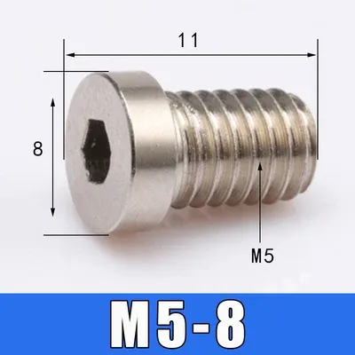 10pcs Vacuum Suction Cup Connector Fitting M5 M6 Conversion PFG PJG Chuck Supporting Screw-BOLTTE