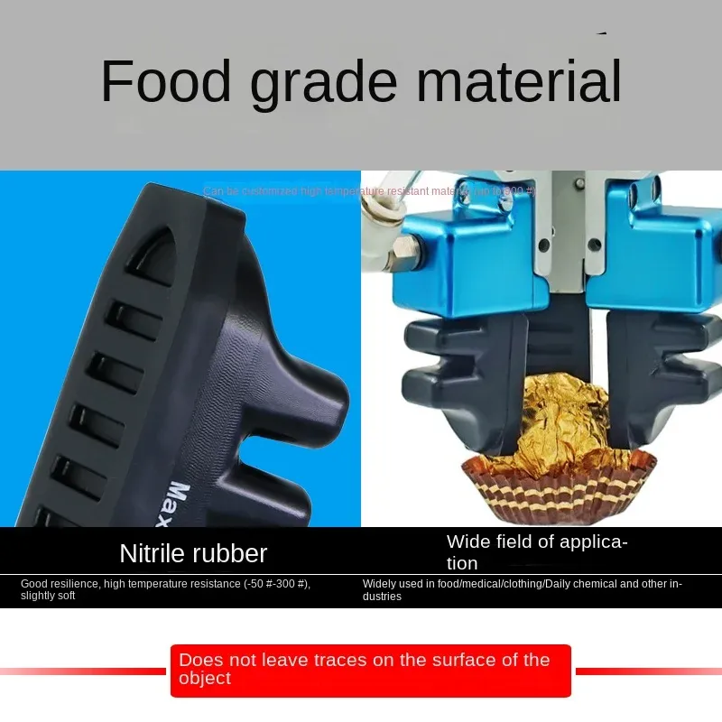 Soft-touch Flexible Grippers Flexible Fingers Biomimetic Fingers Soft Robotic Grippers Gripper Heads Medical Food Applications