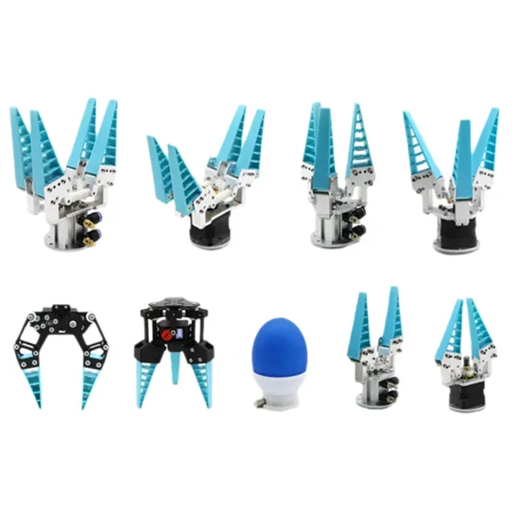 Industrial Robotic Arm Mechanic Tools Electric Gripper Construction Machinery Parts Robotics Kits Rubber Products