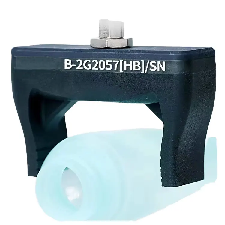 SOVE BM-2G2057[HB] High Temperature Resistance Two-Finger Flexible Pneumatic Manipulator Touch Clamp Silicone for Automotive 3C