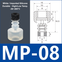 Foam Vacuum Suction Cups for Robotic Grippers | SP, DP & MP Series