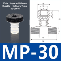 Foam Vacuum Suction Cups for Robotic Grippers | SP, DP & MP Series