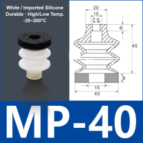 Foam Vacuum Suction Cups for Robotic Grippers | SP, DP & MP Series