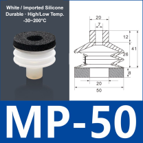 Foam Vacuum Suction Cups for Robotic Grippers | SP, DP & MP Series