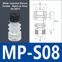 Foam Vacuum Suction Cups for Robotic Grippers | SP, DP & MP Series