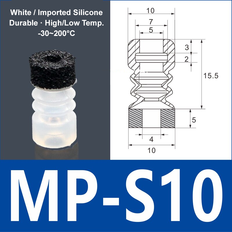 Foam Vacuum Suction Cups for Robotic Grippers | SP, DP & MP Series