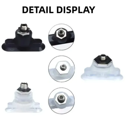 Oval type long strip type imported anti-static high temperature resistant silicone rubber vacuum cup industrial 6X18 8X24 10X30