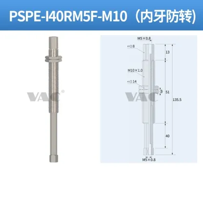 PSPE Series Fitting Bracket Shock-Absorbing Mount Built-in spring bracket with cushioning metal fittings PSPE-I10RM5M-M10-BOLTTE