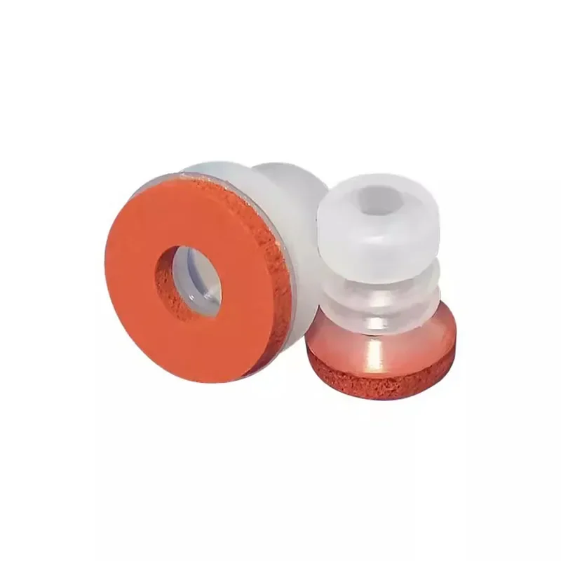 10PCS Vacuum Suction Cup Sponge Traceless Suction for Smooth Surface  5mm Mounting Hole Sucker for Injection Molding Machine,-BOLTTE