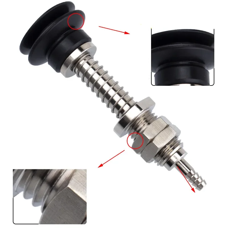 manipulator vacuum suction cup hardware WEH41-d30/d40/d50 industrial pneumatic accessories-BOLTTE