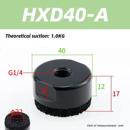 HXD HXN Series Vacuum Sponge Suction Cup Manipulator With bumper bar HXD30-A HXD40-A HXN22X38-A HXN60X120-A-X-BOLTTE