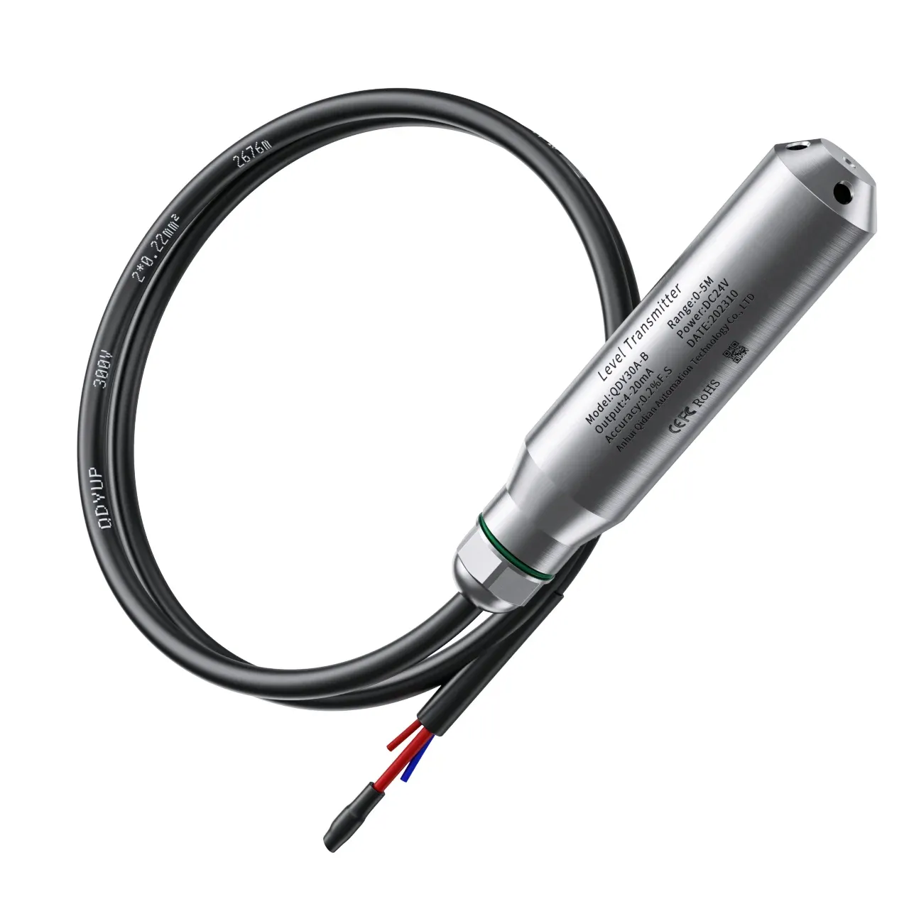 Hydrostatic water Pressure Level Sensor probe 4-20ma 0-3.3v signal output liquid level transmitter-BOLTTE