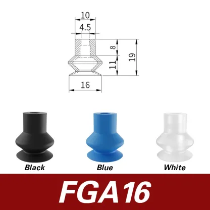 FGA11/14/16/20/22/25/33/43/53/63/78 robotic arm vacuum suction cup ripple