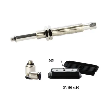 Long strip suction nozzle oval vacuum suction cup manipulator accessories pneumatic SMC hardware M10 adaptation ov50x20