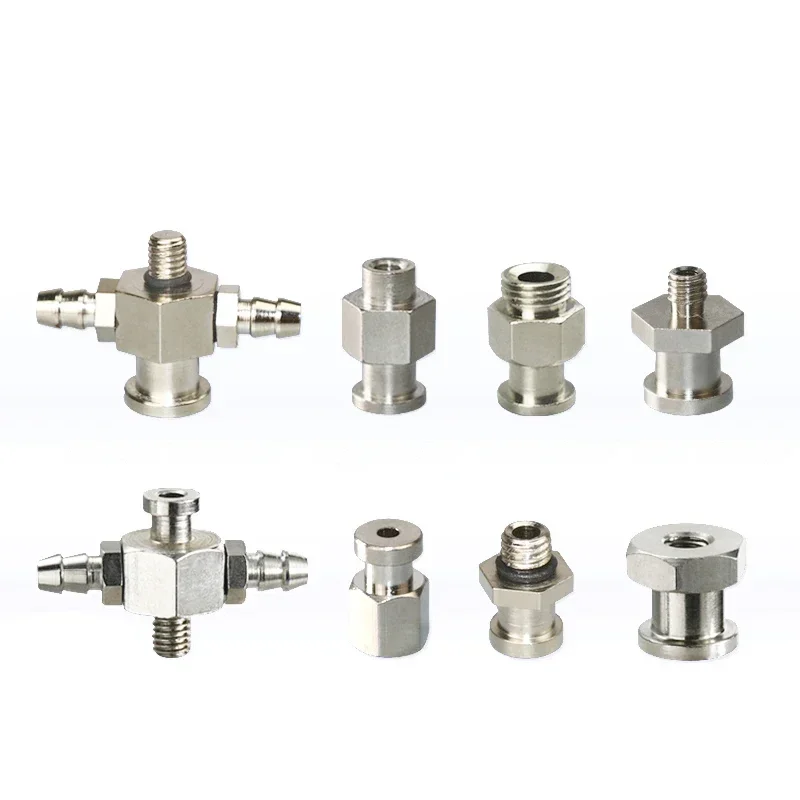 5PCS Manipulator Vacuum Sucker Fittings Hardware Adapter M4 M5 Thread Big Head Small Head Pneumatic Accessories Suction Cup Base-BOLTTE