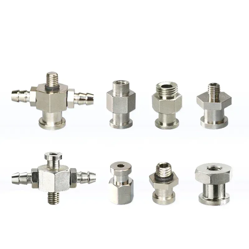 5PCS Manipulator Vacuum Sucker Fittings Hardware Adapter M4 M5 Thread Big Head Small Head Pneumatic Accessories Suction Cup Base-BOLTTE