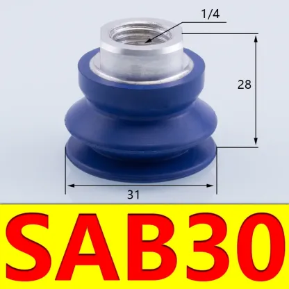 Corrugated Suction Cup Strong Suction Nozzle Robot Accessories Vacuum Suction Cup Joint Set SAB-BOLTTE