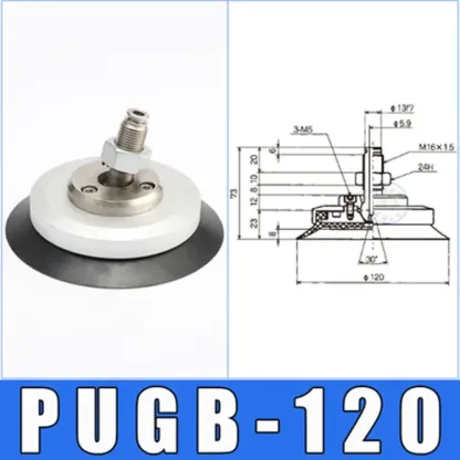 Mechanical hand vacuum chuck industrial universal swing PU-PUGB-20/30/40/60/80/100/120/150.