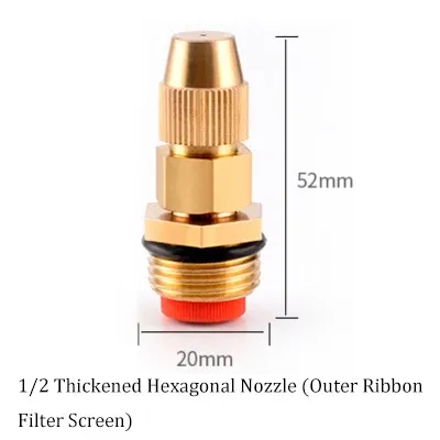 Wholesale Atomizing Sprinkler Head Sprayer High Pressure Copper Nozzle Pack of 10