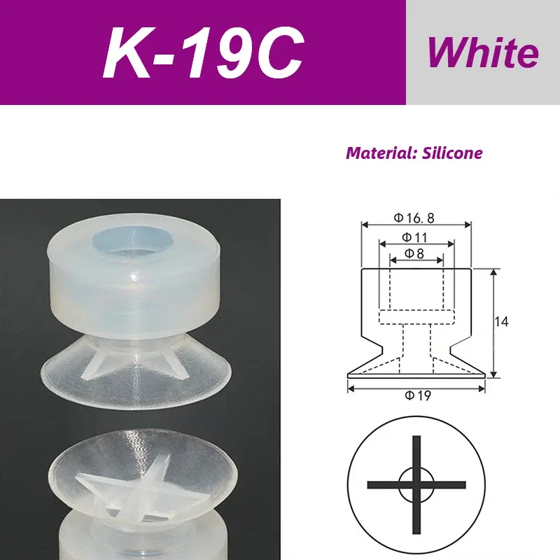 Packaging Machine Bag Opening Vacuum Suction Cup APEX25 APEX30 M15 YB20-2 Robotic Arm Film Plastic Bag Accessories Pneumatic-BOLTTE