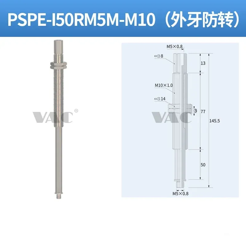 PSPE Series Fitting Bracket Shock-Absorbing Mount Built-in spring bracket with cushioning metal fittings PSPE-I10RM5M-M10-BOLTTE