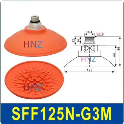 Vacuum suction cup anti-skid flat oil-resistant heavy-duty manipulator accessories SFF30/40/50NG/60/80/100/125N-BOLTTE