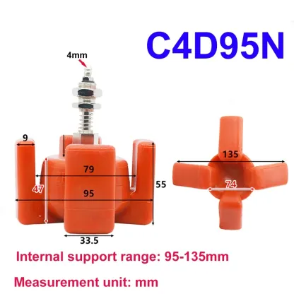 Robot arm four claw flexible gripper injection molding machine Silicone pneumatic expansion cylinder