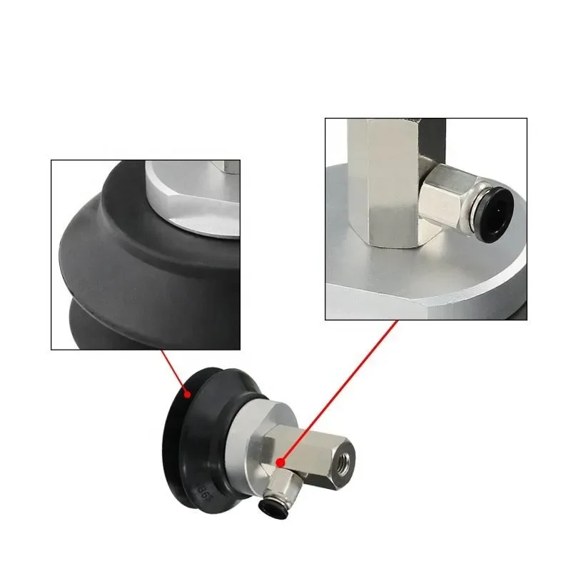 Heavy-duty manipulator accessories, double-layer sucker fittings, ZPX32-125HB powerful pneumatic components-BOLTTE