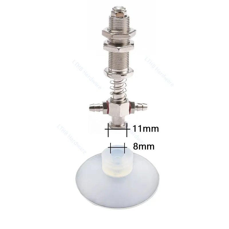 Pneumatic Suction Cup SP Single Layer Silicone Rubber 8mm Mounting Hole Sucker Big Head Injection Molding Machine Manipulator-BOLTTE