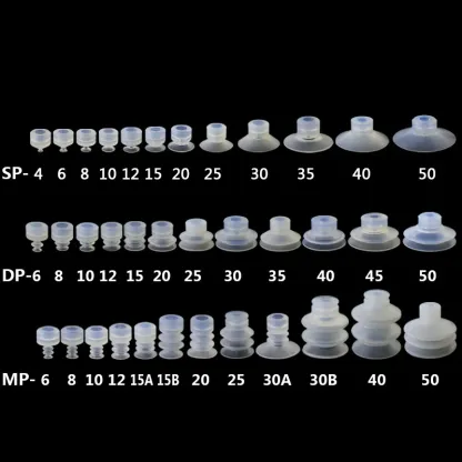 Manipulator vacuum suction cup industrial silica gel high temperature resistant suction nozzle pneumatic accessories DP/MPseries-BOLTTE