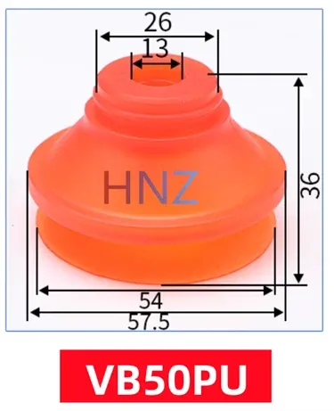 Manipulator Suction Cup Vacuum Suction Cup Pneumatic VB20PU/30PU/40PU/50PU Polyurethane Industrial Suction Cup