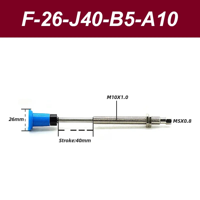 Open bag vacuum suction cup fittings film plastic bag open bag suction cup industrial F18 F22 F26 F33 manipulator vacuum nozzle