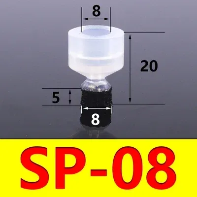 Vacuum suction cup manipulator accessories big head single double three-layer rough surface pneumatic sponge suction nozzle-BOLTTE