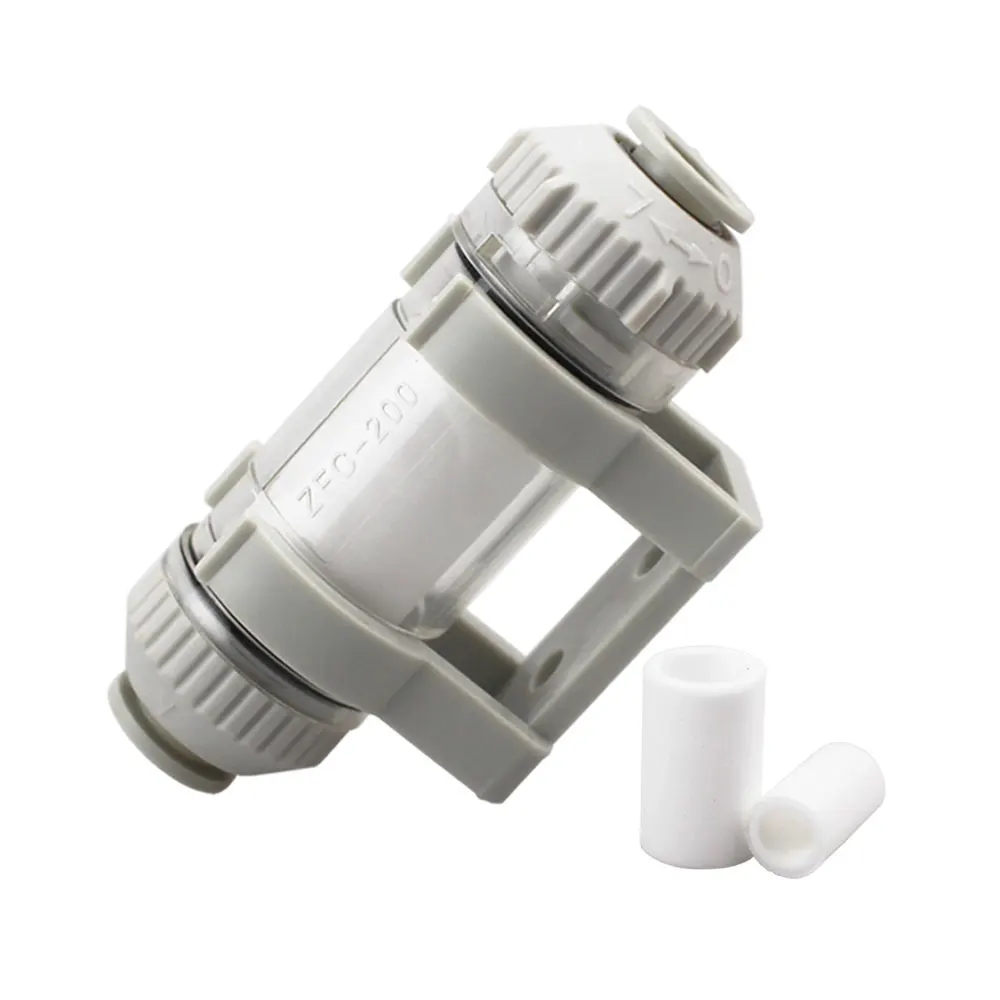 Vacuum Air Filter 4 6 8 10 12mm Tube Plastic Pneumatic Air Pipe Fitting Push In Connector-BOLTTE