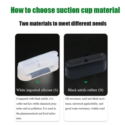 Long Oval Suction Cup Manipulator Accessories Vacuum Suction Cup Industrial Pneumatic Accessories Powerful Suction Nozzle PWG