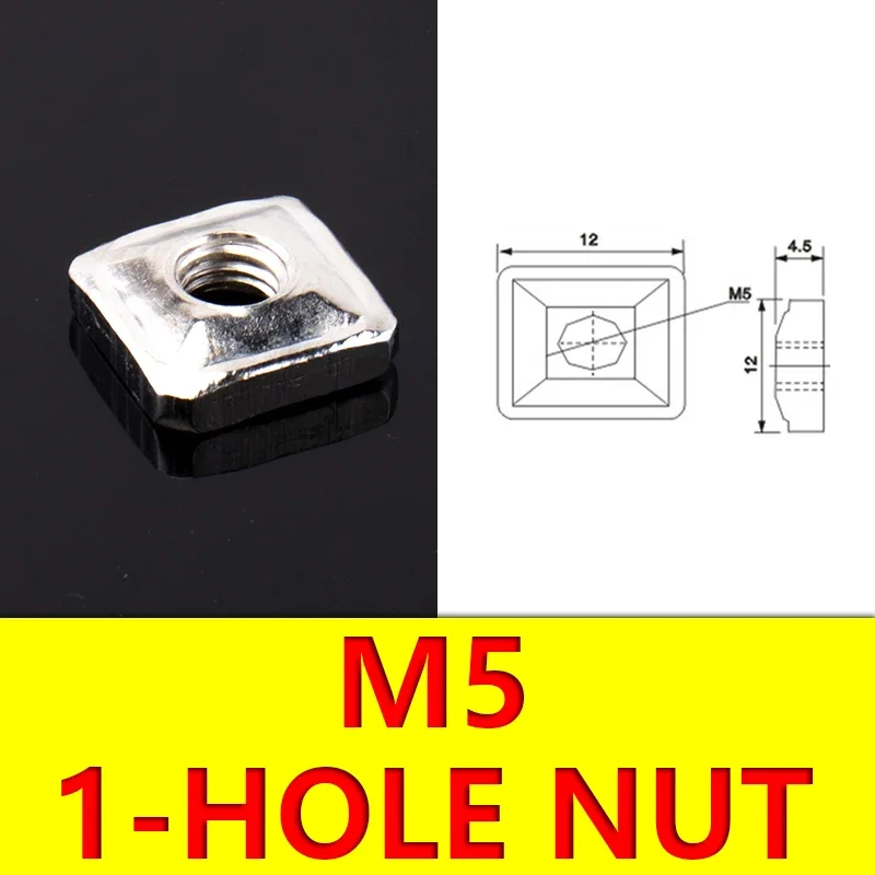 Manipulator Accessories Fixture Connection Block Hardware Fixing Block Single and Double Hole Nut Suction Cup Seat Bracket