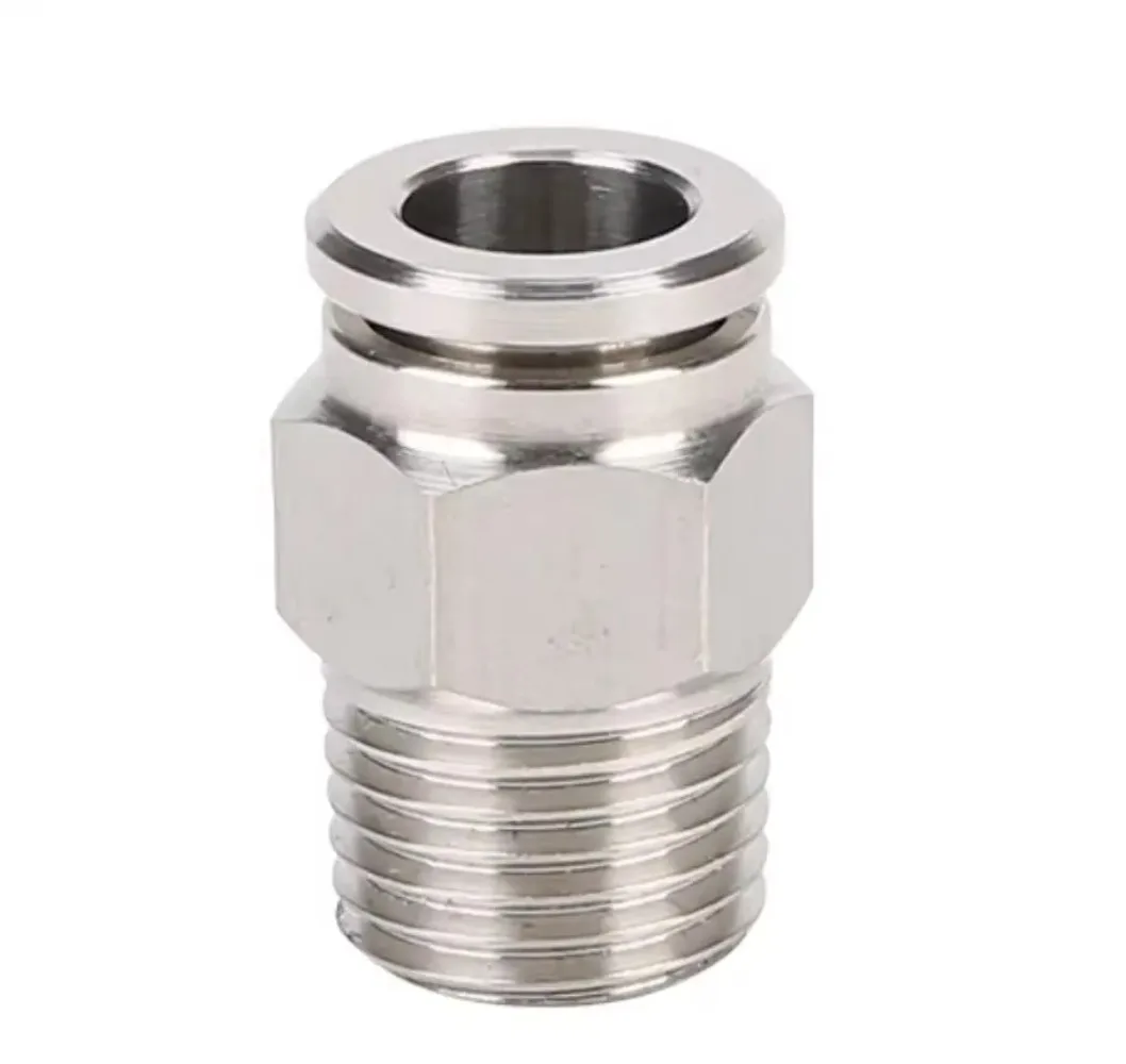 BSPT BSPP NPT 1/8" 1/4" 3/8" 1/2" 3/4" PC Female Male Pneumatic Elbow 304 Stainless Push In Quick Connector Release Air Fitting-BOLTTE