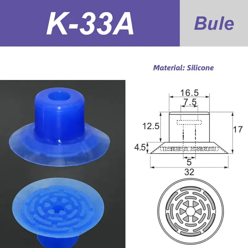 Packaging Machine Bag Opening Vacuum Suction Cup APEX20  K-27 F25 K3-3A 20-2 Robotic Arm Film Plastic Bag Accessories Pneumatic-BOLTTE