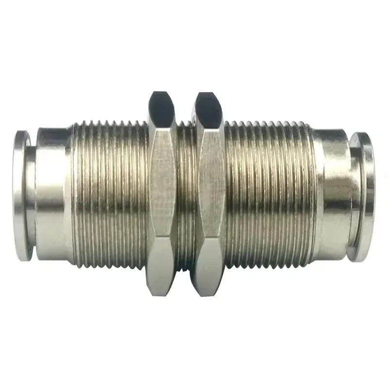 4 6 8 10 12 14 16mm PU Elbow Corss Y Tee Nickel Plated Brass Push In Quick Connector Release Pneumatic Connectors Air Fitting-BOLTTE