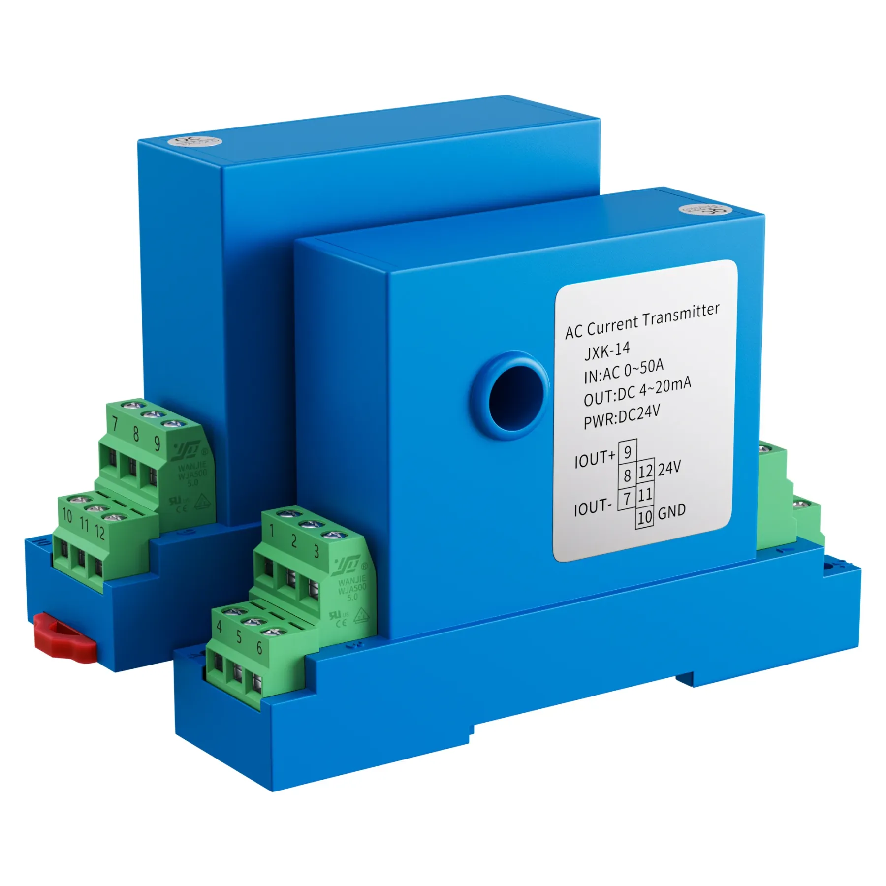 New 4-20mA 0-10V output DC Current Sensor Transmitter 50A/100A/150A Input Intelligent Current Signal Transducer/Transformer-BOLTTE