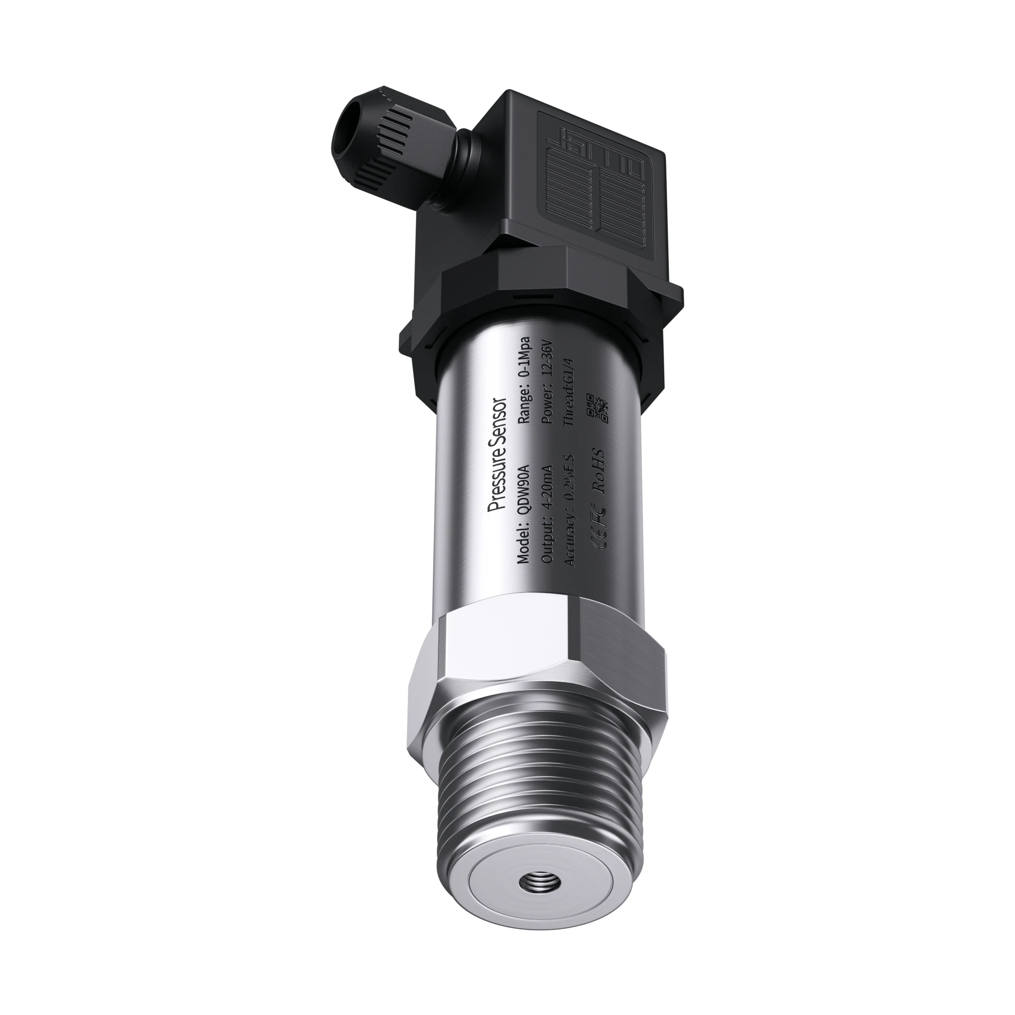 10bar 500Kpa 0.2bar pressure transmitter 50bar 10Mpa 100bar 4-20mA 0.5-4.5V Pressure Sensor RS485 24V Supply G1/4" pressure-BOLTTE