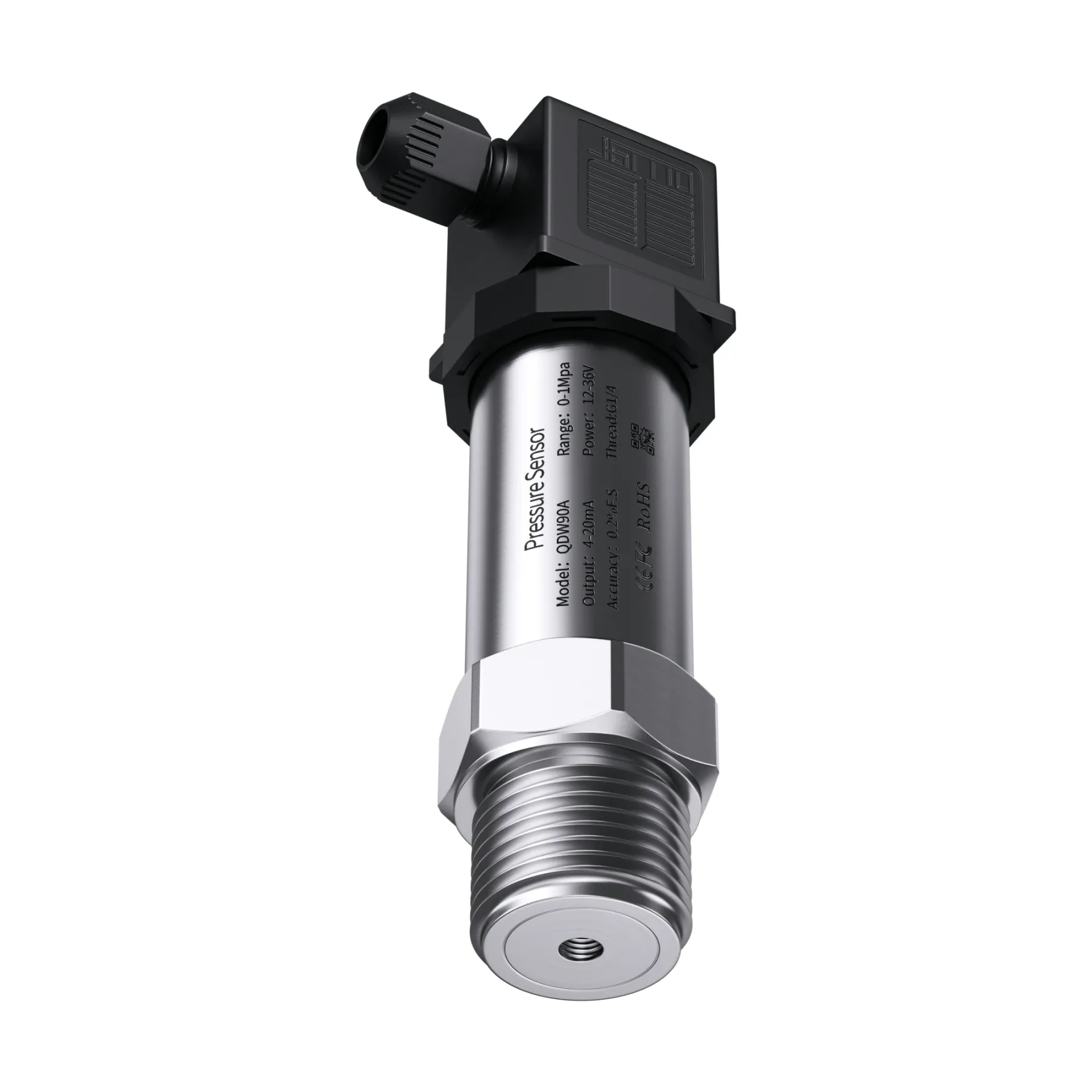 10bar 500Kpa 0.2bar pressure transmitter 50bar 10Mpa 100bar 4-20mA 0.5-4.5V Pressure Sensor RS485 24V Supply G1/4" pressure-BOLTTE