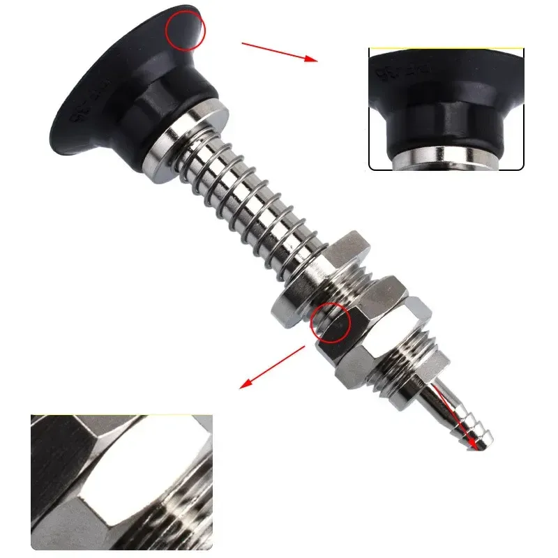  manipulator vacuum chuck hardware WEH11-d25/d30/d35/d40/d50 pneumatic fittings-BOLTTE