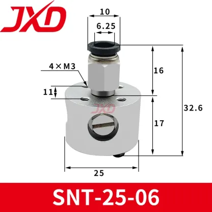 JXD Bernoulli Gripper NF20-06-A-M5F NF40-06-A-18F NF60-06-A-18F Aluminum Alloy Metal Non-contact Vacuum Suction Cup-BOLTTE