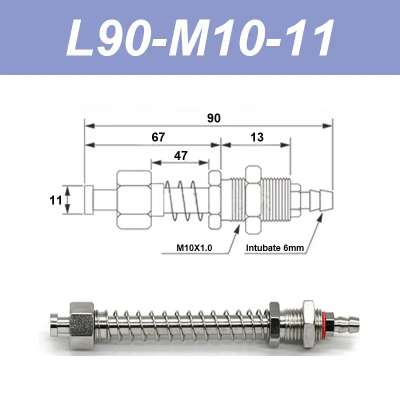 Vacuum suction cup base Big head 11mm hardware manipulator fixture accessories pneumatic support tail air inlet-BOLTTE