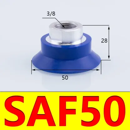 Corrugated Vacuum Suction Cup Powerful Suction Nozzle Robot Accessories Pneumatic Accessories Silicone Suction Cup SAF-BOLTTE